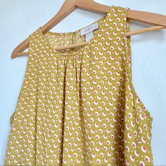 LOFT ochre and blush tank, LP - Picture 3 of 3